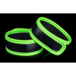 Ouch! Glow Brassards phosphorescents Glow Biceps Noirs